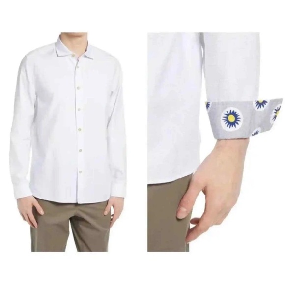 Ted Baker Other - Ted Baker LS Micro Dobby Shirt Size 4 New With Tags